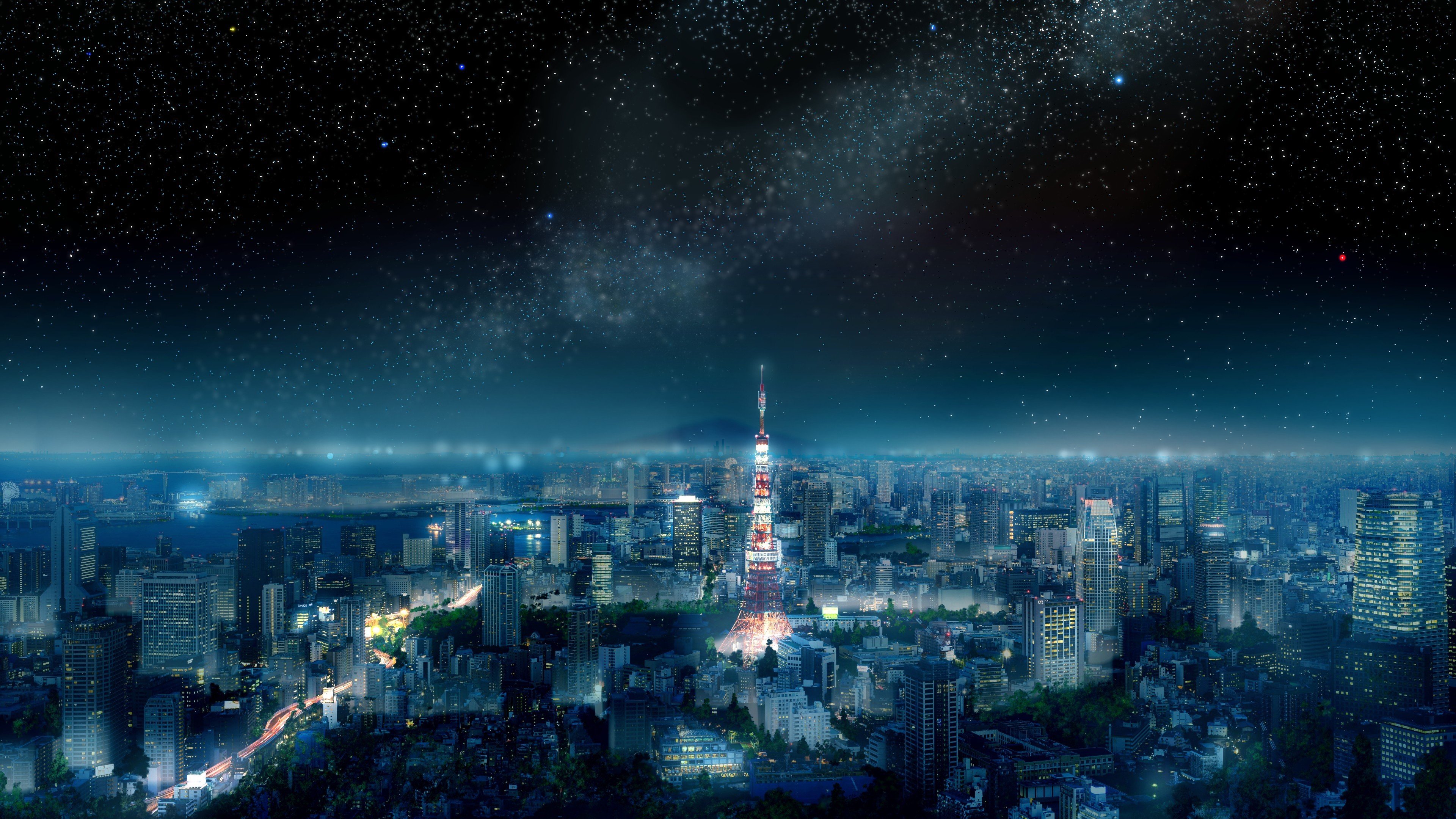 城市夜景图片_东京壁纸下载_日本高清图片壁纸