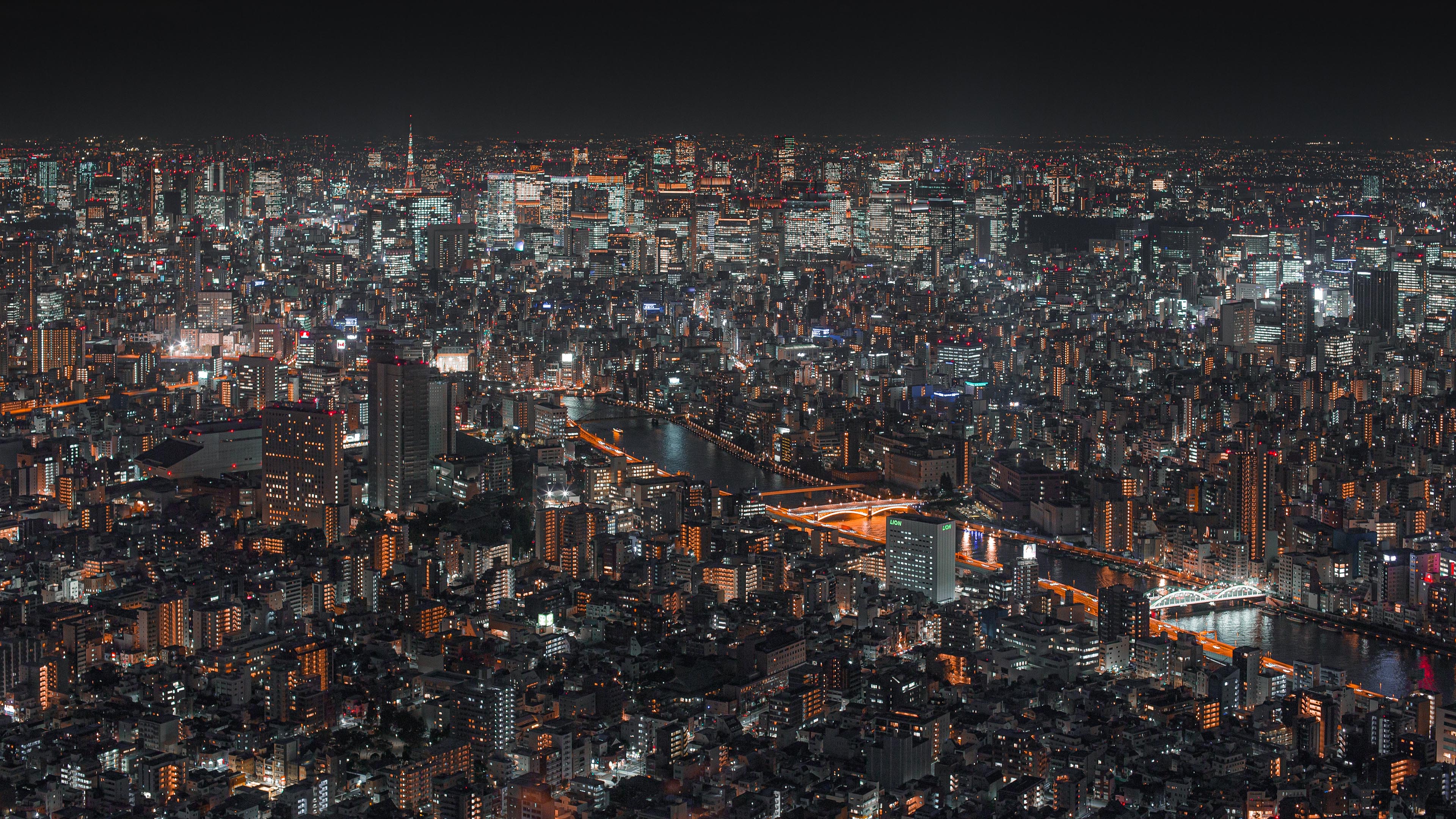 城市夜景图片_东京壁纸下载_璀璨高清图片壁纸