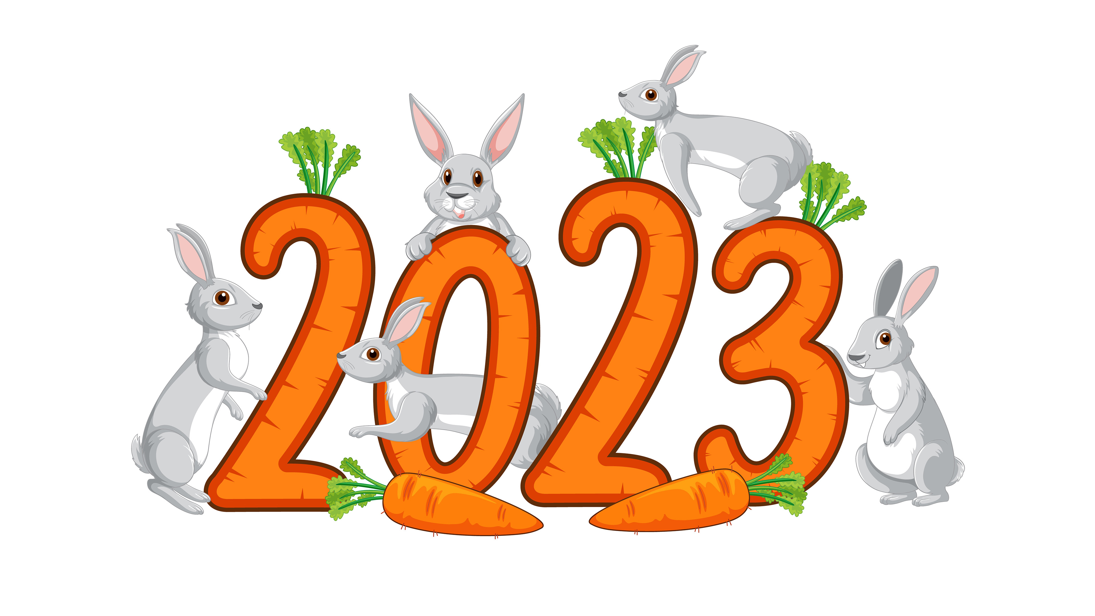 胡萝卜图片_兔子壁纸下载_2023高清壁纸图片